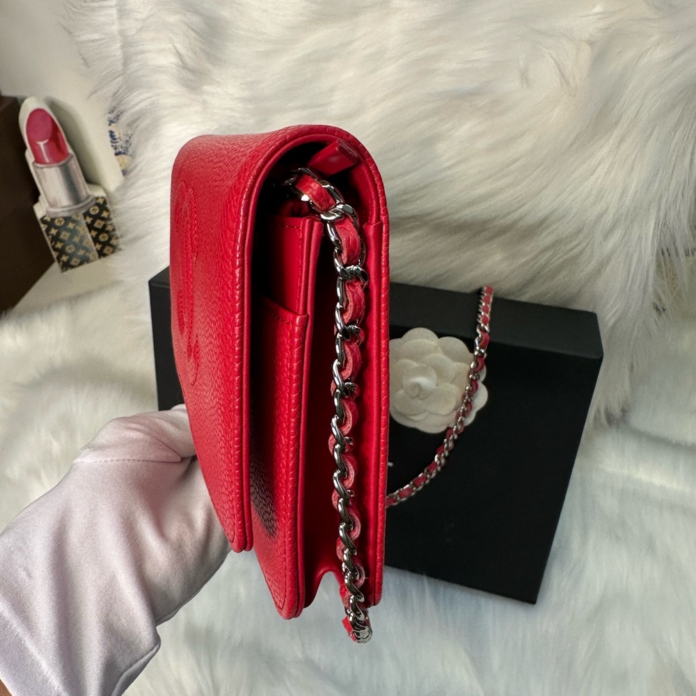 Chanel Caviar Leather Small Flap Bag with Chain - Picture 13 of 17